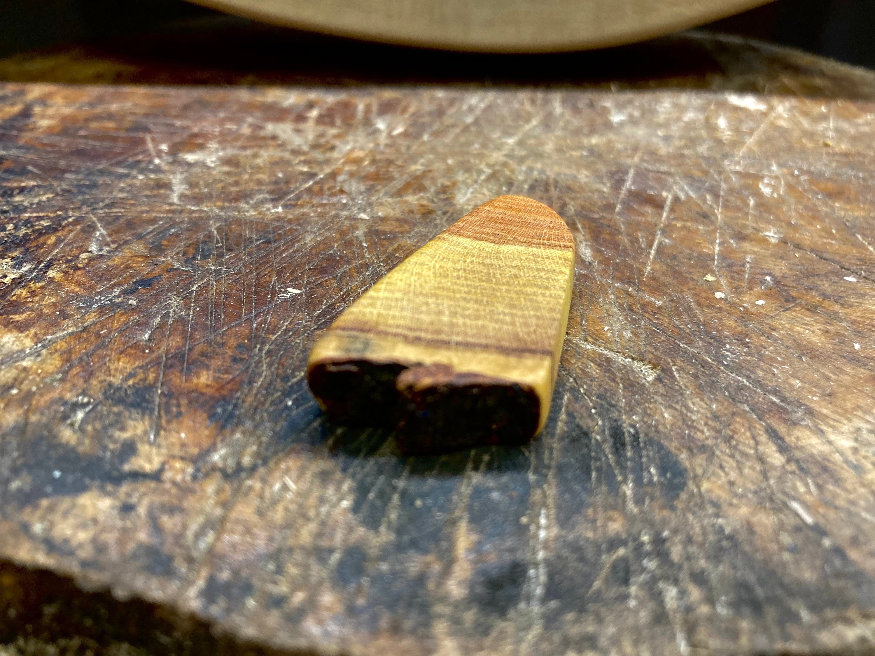 Hand carved Honeylocust wooden pendant image 4
