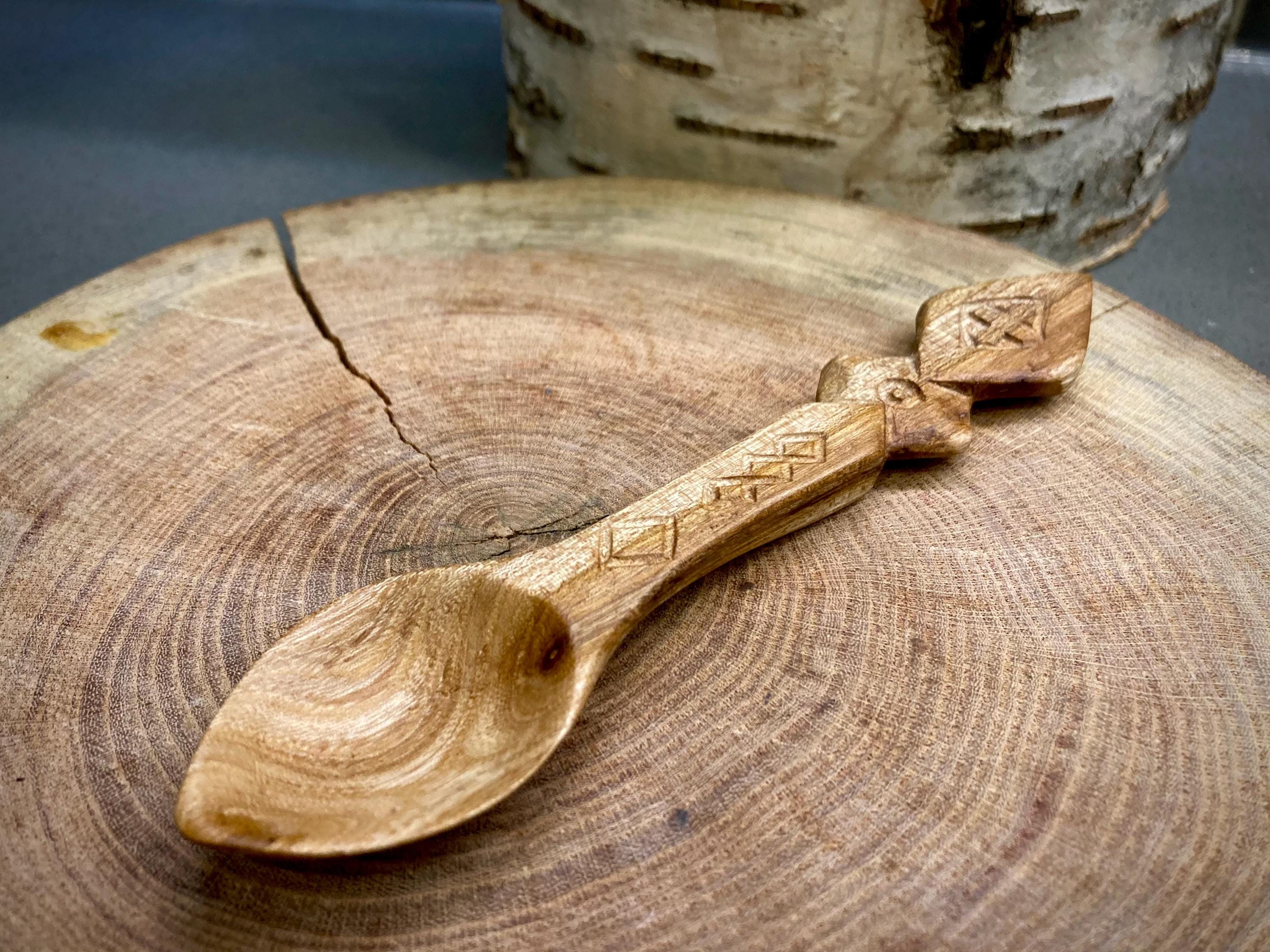 pear wood Celtic knot spoon image 4